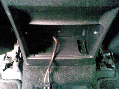 Centre console rear scews