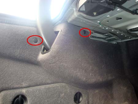 W211 boot trim clips picture